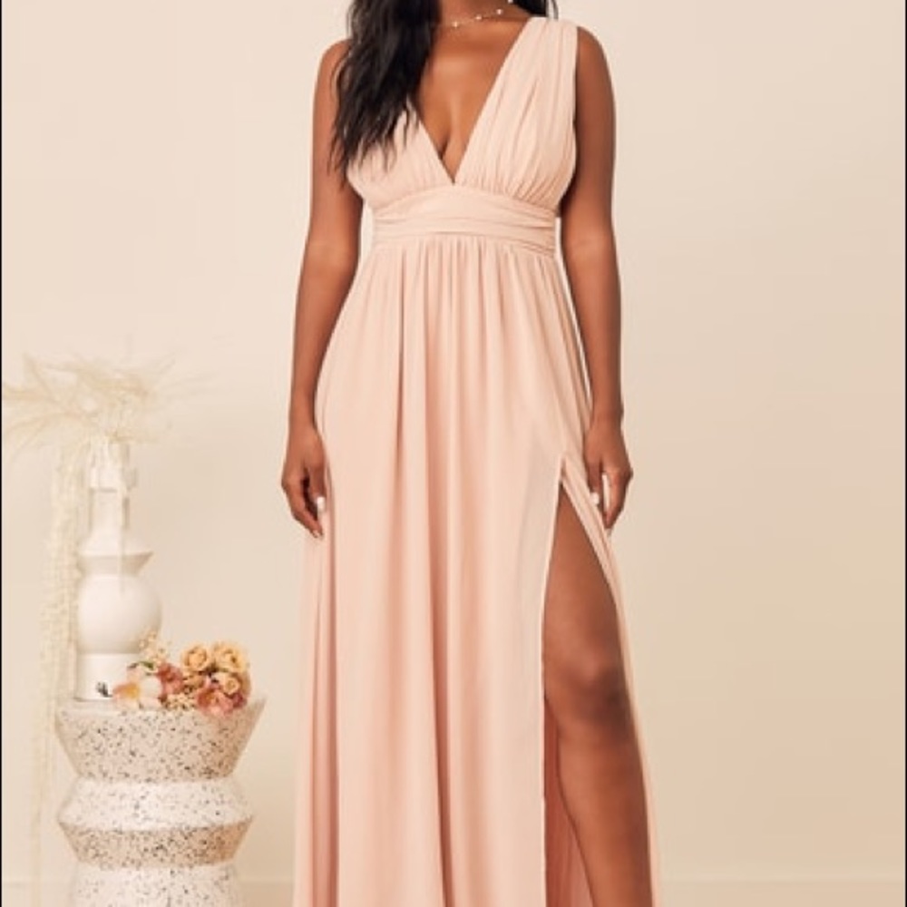LULU’S HEAVENLY HUES MAXI DRESS